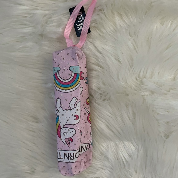 Silver Glittered Unicorn Pencil Bag - Picture 3 of 5
